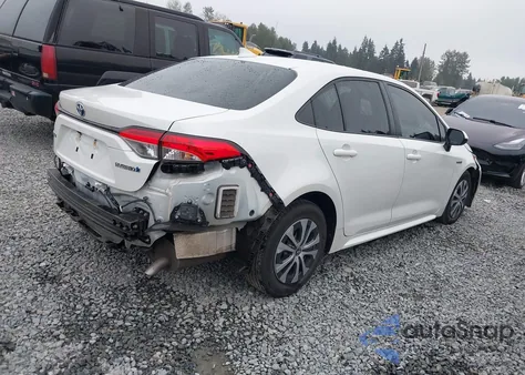 2021 Toyota Corolla Hybrid Le z USA, uszkodzony, nr VIN JTDEAMDE2MJ033727